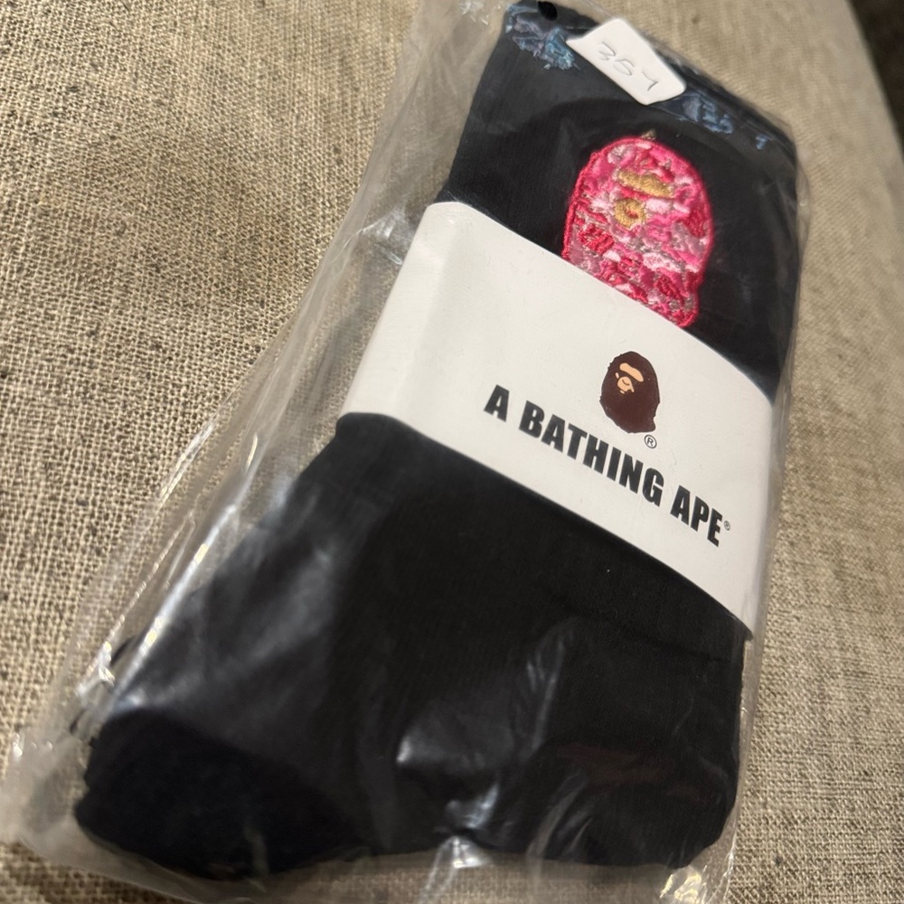 Bape black socks